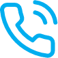 blue telephone icon